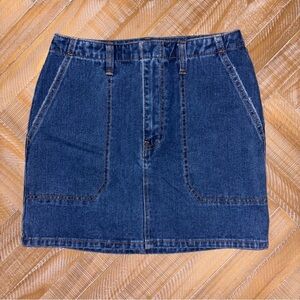 Billabong Denim Mini Skirt - Blue